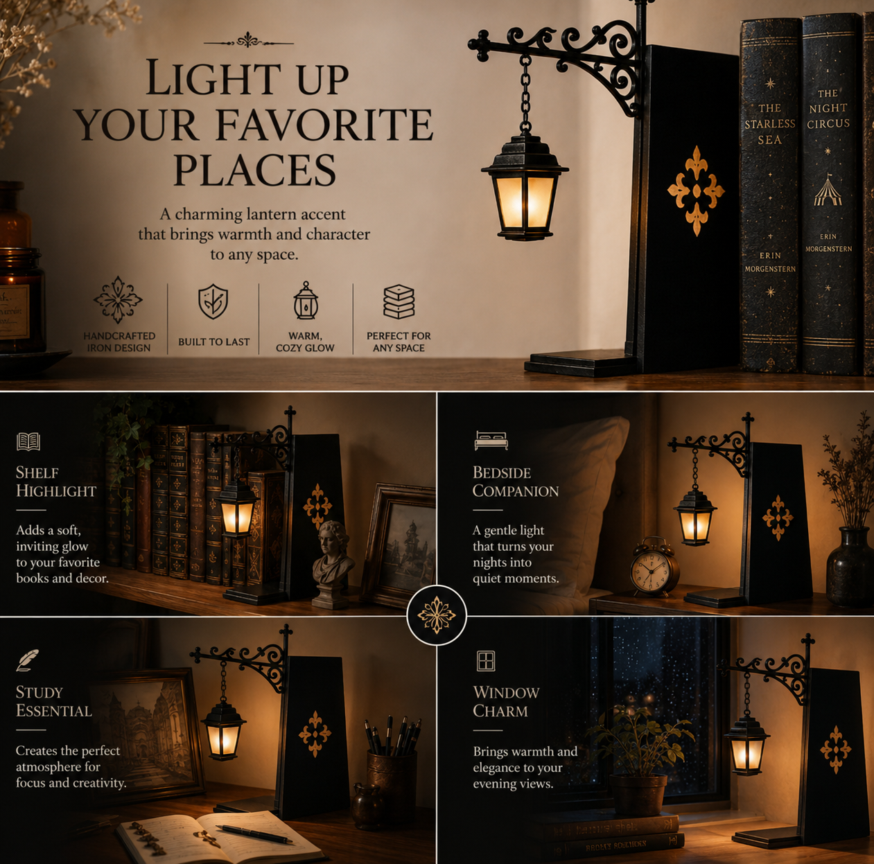 The Bookshelf Lamp